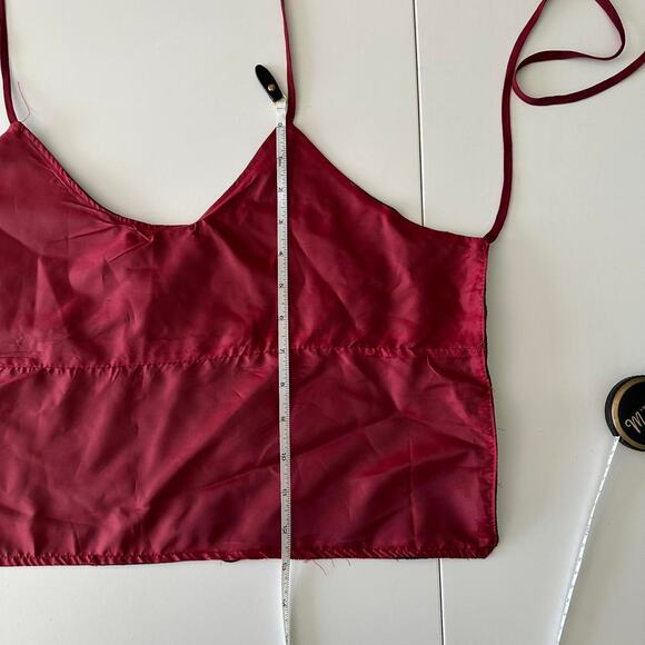 Handmade red sparkly halter top - Picture 6 of 7